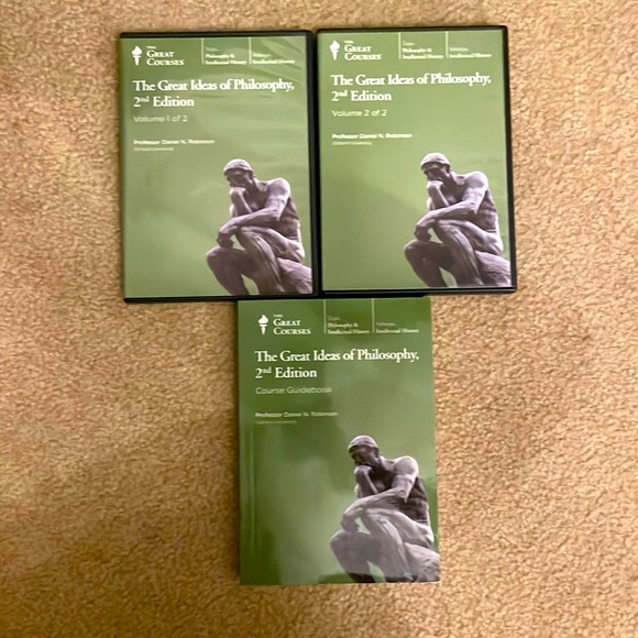 The Great Courses, the great ideas of Philosophy volume 1 & 2 DVD and guide book - Picture 1 of 2
